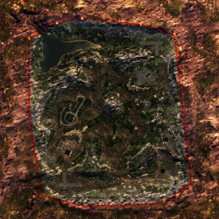 Minimap for Clearcut with the MWLL Logo in the bottom left.